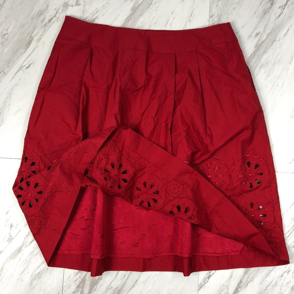 Loft Crimson Skirt Size 8P EUC - Picture 2 of 6